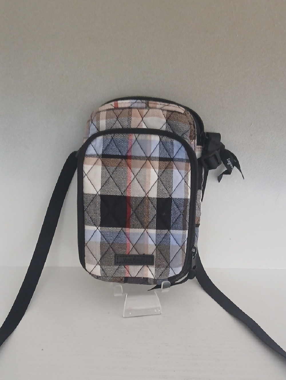 Vera Bradley Quilted Plaid Crossbody Bag